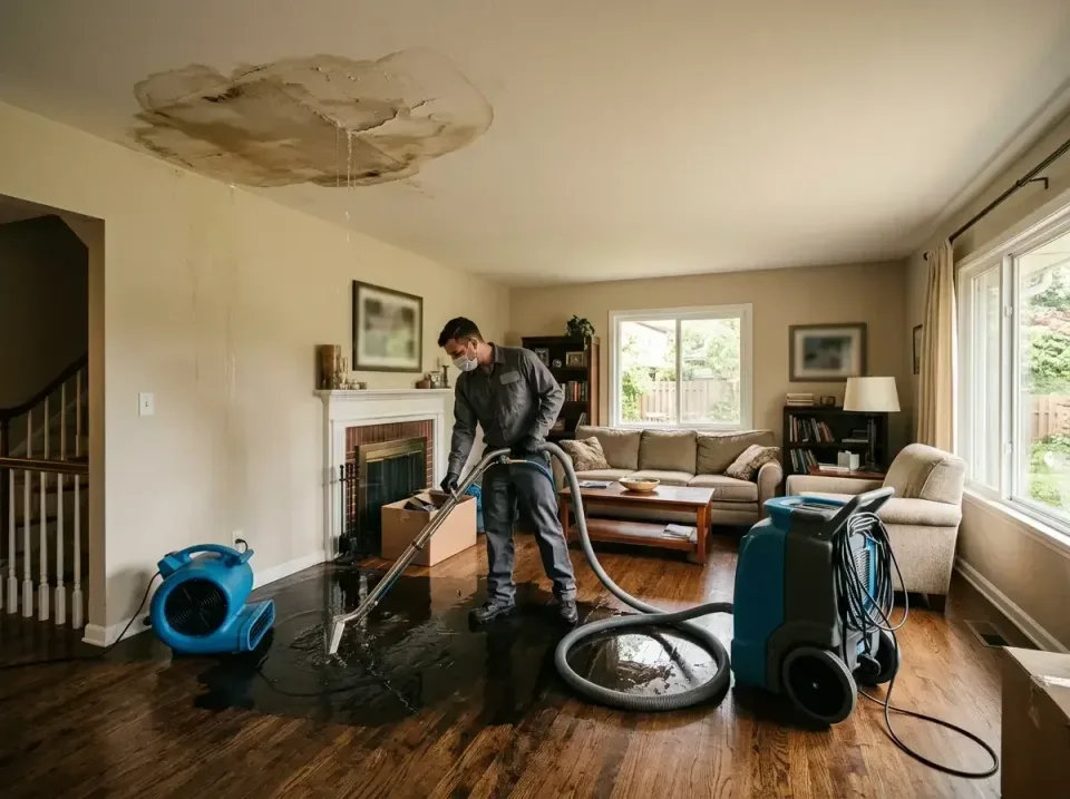 attic-pipe-burst-ceiling-drip-008 — frequently asked questions, Water Damage Restoration & Carpet Care in Pierre, SD
